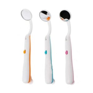 InstruDent ET Dental LED Mouth Mirror – 1 Pc | Illuminated Oral Examination Tool | Anti-Fog Mirror | Bright LED Light | Battery-Operated | Ideal for Clinics & Home Use